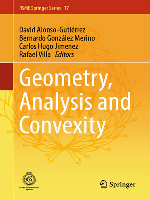 cover image of Geometry, Analysis and Convexity